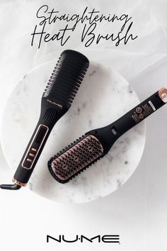 Get soft, silky, straight hair with NuMe's innovative straightening heat brush. Flip the ends or add a wave for endless looks. Heat Brush, Brush For Hair, Silky Straight Hair, This Heat, Straightening Brush, Loose Waves, Hair Waves, Straight Hair