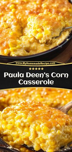 🌽 The legendary Paula Deen's Corn Casserole recipe - creamy, comforting, and completely addictive! This Southern classic combines sweet corn with a rich, buttery base for the ultimate side dish. Perfect for holidays! #cornbread #southernfood #sidedish Ingredients: Corn muffin mix Cream corn Sour cream Butter Y'all won't believe how easy this creamy, dreamy corn casserole is to make! 🧡✨ Corn Sour Cream, Corn Casserole Paula Deen, Creamed Corn Casserole Recipe, Creamy Corn Bread, Mixed Vegetable Casserole, Creamed Corn Cornbread