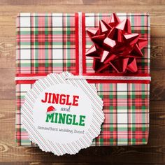 Jingle and Mingle Christmas Wedding Event Ornament Card
 #ad Samantha Wedding, Christmas Wedding, Wedding Event, Wedding Events, Christmas