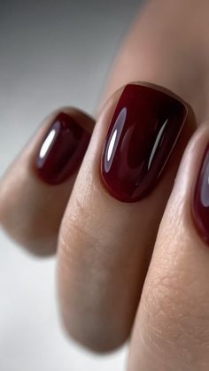 Autumn Nails Red Wine, Nail Colours Autumn 2024, Burgundy Nails Opi, Autumn Nails 2024 Burgundy, Brown Nails Fall 2024, Beauty Studio, Nails, Beauty