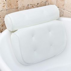 PRICES MAY VARY. Luxurious Bath Pillows for Tub Neck and Back Support YOUR PRIVATE SPA ESCAPE AT HOME: Transform your bathtub into a relaxing bath soak with the Monsuri Deluxe Bath Pillow for Tub. Designed for ultimate neck and back support, this bath pillow for tub neck and back support offers unmatched tranquility and relaxation, perfect for your at-home spa. SUPERIOR COMFORT: Featuring extra-thick 3.9'' padding and dimensions of 14'' x 14.6'' x 3.9'', this bathtub pillow for soaking tub provi Bathtub Pillow, Bath Pillow, Tub Tray, Pillow For Neck, Spa Bathtub, Bathtub Caddy, Bathtub Tray, Spa Bathroom, Bath Gift Set