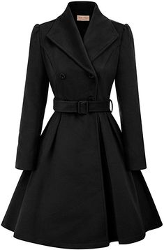 वेस्टर्न ड्रेस, Winter Trench, Double Breasted Dress, Wool Coats, Trench Jacket, Coat Fashion, Coat Dress, Black Coat