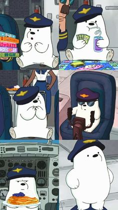 cartoon characters sitting in the cockpit of an airplane, with caption that reads i don't know what they are