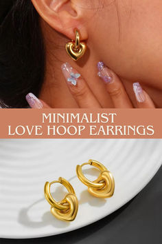 Exquisite Minimalist Romantic Heart Love Hoop Earrings – High-Quality Stainless Steel Jewelry Gift for Women

Discover the perfect blend of elegance and minimalist design with our Exquisite Minimalist Romantic Heart Love Hoop Earrings. These stunning hoops feature a heart-shaped design that adds a touch of romantic sophistication while maintaining a sleek, minimalist aesthetic. #aesthetic #minimalist #hoop #earrings #jewelry #fashion Romantic Heart, Aesthetic Minimalist, Aesthetic Aesthetic, Heart Love, Chic Accessories, Minimalist Aesthetic, Earrings Collection, Everyday Jewelry, Steel Jewelry