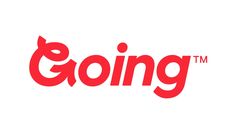 the logo for going is shown on a white background