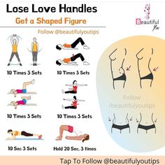 Lose Love Handles, Love Handle Workout, Summer Body Workouts, Quick Workout Routine, Workout Without Gym, Body Workout Plan, Trening Abs, Fitness Challenge