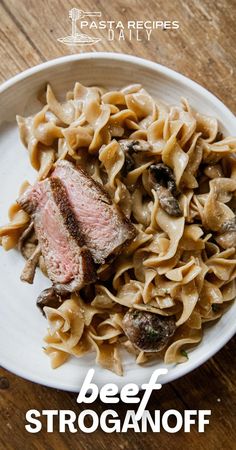 Beef Stroganoff Beef Stroganoff, Pasta Recipes, Good Food, Pasta