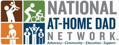 the national at - home dad network logo