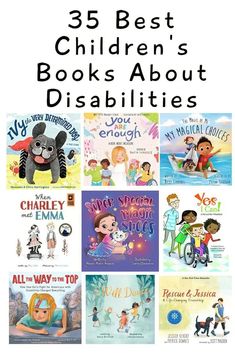 children's books about disabilities with the title, 35 best children's books about disabilities