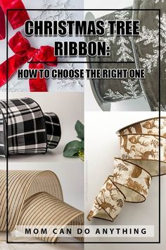 christmas tree ribbon how to choose the right one