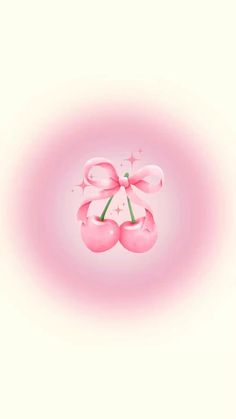 an abstract pink background with flowers and leaves