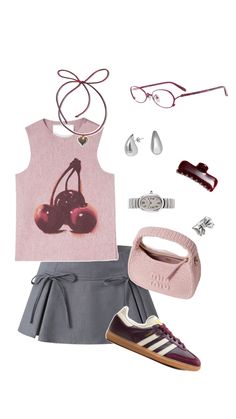 lana del rey style, dark red, silver, sambas adidas, trendy tops, mini skirt Trendy Outfit 2024, Lana Del Rey Fits Ideas, Silver And Red Outfit, Red Samba Outfit, Red Top Aesthetic, Red And Silver Outfit, Women Samba Adidas Outfit, Red Casual Mini Skirt, Lana Del Rey Album Outfits Inspiration