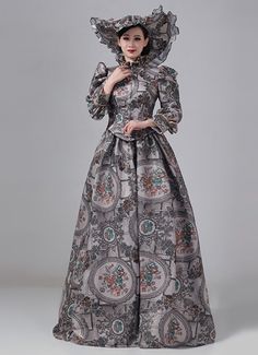 Vintage Edwardian Victorian Bustle Dresses Carnival Party Ball Gown Victorian Bustle Dress, Gothic Victorian Dresses, Victorian Bustle, Victorian Dresses, Bustle Dress, Hoop Skirt, Party Dresses Online