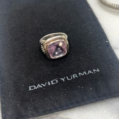 Sterling Silver & Amethyst David Yurman Jewelry, David Yurman, Womens Jewelry Rings, Color Purple, Ring Size, Amethyst, Women Jewelry, Size 6, Sterling Silver