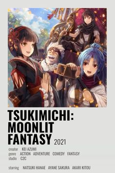 Tsukimichi: Moonlit Fantasy Minimalist Poster! Tsukimichi Moonlit, Anime List, Fantasy Posters, Poster Anime, Minimalist Posters, Anime Watch, Anime Titles, Anime Posters, Anime Poster