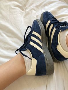 Navy Blue Fashion Aesthetic, Navy Clothes Aesthetic, Adidas Spezial Navy Blue, Cool Sneakers Aesthetic, Navy Blue Girl Aesthetic, Navy Girl Aesthetic, Blue Navy Aesthetic, Navy Blue Girl, Navy Blue Birthday