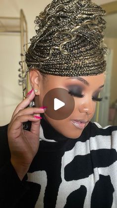 Vanessa Monaé on Instagram: "Braided Swoop Updo channeling my favorite era: the 90’s #braidedswoop #updohairstyles #braidstyles #houstonbraids" How To Swoop Braids, Swoop Braided Hairstyles, Swoop Updo, Swoop Braids, Side Swoop, Short Braids, Hair A, Braid Styles, Hair Updos