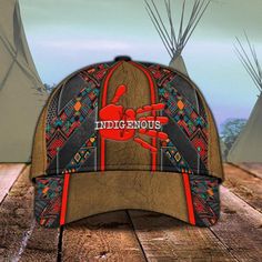 Native American Baseball Cap, Indigenous Red Hand Native American Baseball Cap, Native American Hat – Excoolent The Baseball Cap is the ultimate accessory for sporty style and sun protection. Crafted with both fashion and function in mind, it features a classic design that complements various outfits. Made from high-quality materials, it offers comfort and durability... Native American Wedding, Viking Style, Hat Collection, Wedding Hats, Milk Silk, American Classic, Outdoor Activity, Sporty Style, Owls