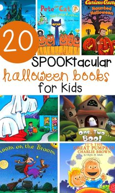 halloween books for kids with the title 20 spooktacular halloween books for kids