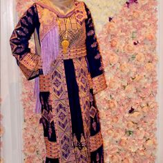 Multiple Sizes Available, Dress Includes Matching Belt And Scarf Contact Ig Bitsofdanya Ceremonial Long Sleeve Dress With Resham Embroidery, Gold Embroidered Dresses For Traditional Ceremonies And Festivals, Traditional Drape Dress With Gold Embroidery For Ceremonies, Long Sleeve Dresses With Intricate Embroidery For Ceremonial Occasions, Traditional Long Purple Dress, Traditional Evening Kaftan With Floral Embroidery, Traditional Purple Dresses With Intricate Embroidery, Long Sleeve Dresses With Floral Embroidery For Traditional Ceremonies, Long Sleeve Floral Embroidered Dress For Traditional Ceremonies