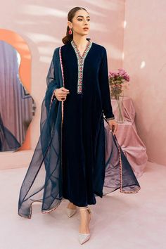 Teal blue velvet dress, winter velvet indian wear, plus size velvet salwar suit, Pakistani velvet dress, embroidered velvet salwar suit, kurti pant suit set This before velvet dress has embroidery over the neck, it has matching velvet pant with orgenza dupatta which has gota lace border ✨Dazzle with this elegant dress in any party or wedding function. ✨We stitched outfit with lot of care, so that our customers should not have any issues regarding finishing and fitting. ✨This dress can be customi Luxury Self-design Jamawar Churidar, Luxury Semi-stitched Velvet Salwar Kameez, Luxury Formal Naqshi Churidar, Luxury Fitted Churidar For Party, Pakistani Dresses Casual Velvet, Blue Velvet Embroidered Dress, Velvet Long Sleeve Salwar Kameez With Dupatta, Velvet Salwar Kameez With Dupatta And Long Sleeves, Velvet Salwar Kameez With Dupatta For Eid