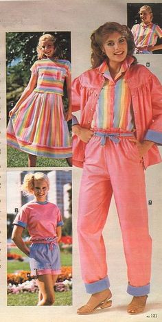 Gen X Fashion, 80s Girl Fashion, 1980s Outfits, 1980’s Fashion, 80s Pastel, 80s Girl