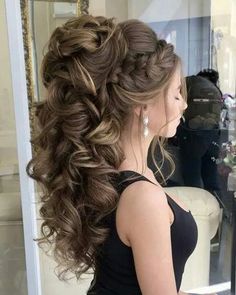 Half Pony Hairstyles, Half Pony, Long Hair Style, Unique Wedding Hairstyles, Pony Hairstyles, French Twist Hair