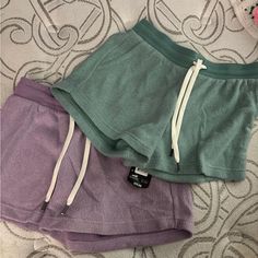 Size Small. Avia Brand. Nwt. Purple And Teal Color. Never Worn Because No Longer Fits Post Baby Casual Lavender Shorts For Summer, Trendy Purple Shorts For Loungewear, Trendy Purple Loungewear Shorts, Lavender Casual Short Bottoms, Casual Lavender Short Bottoms, Purple Lounging Bottoms For Spring, Purple Pajama Shorts For Loungewear, Purple Cotton Pajama Shorts, Purple Loungewear Shorts With Elastic Waistband