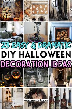 25 easy and dramatic diy halloween decoration ideas