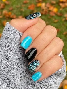 Fall Gel Nails, Nail Time, Glitter Gel Nails, Fall Acrylic Nails, Pretty Gel Nails, Dipped Nails, Birthday Nails, Color Street Nails