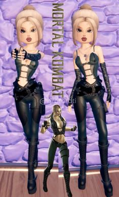 dti halloween update Dti Outfits Halloween Update, Video Game Character Dress To Impress, Blade Cosplay, Dti Theme, Sonya Blade, Video Game Character, Party Video