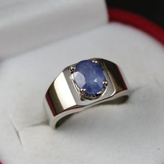 Women Ceylon Blue Sapphire Ring Sterling Silver 925 Ring Great Luster Blue Sapphire Ring Neelam Ring Blue Gem Ring Sapphire Handmade Ring Product Type: Ring Ring Size: 5 US, 6 US, 7 US, 8 US, 9 US, 10 US, 11 US, 12 US, 13 US, 14 US Stone Type: Sapphire, Neelam Metal Type: Sterling Silver 925 Main Stone: Blue Sapphire Main Stone Color: Blue Handmade: Yes, Artisan Ring Type: Natural Unheated and Treated This Sterling Silver Ring is a perfect gift for women. The ring showcases an elegant design with unique Beautiful Blue Sapphire stone. Get it for your loved one, or treatment yourself for a classic timeless style. Since these stones are natural stones, we cannot guarantee stone texture you will receive. Each ring will have different texture as you can see from photos. All orders come in a spe Blue Tanzanite Jewelry Perfect As A Gift, Blue Tanzanite Jewelry As A Gift, Blue Oval Opal Ring Fine Jewelry, Classic Blue Moonstone Ring For Formal Occasions, Tanzanite Rings With Polished Finish For Anniversary, White Gold Tanzanite Sapphire Ring, Blue Sapphire Ring With Round Band, Anniversary Tanzanite Rings With Polished Finish, Classic Silver Tanzanite Rings