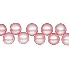 Since pearls are a natural material, color and size will vary.Testing for colorfastness is recommended. Pink High Luster Round Pearl Necklace, Pink High Luster Pearl Necklace, Fire Mountain Gems, Freshwater Cultured Pearls, Pearl Color, Natural Material, Blush Pink, Fresh Water, Freshwater Pearls