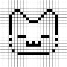 a black and white square with an angry face drawn on it