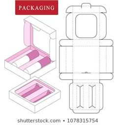 an open cardboard box with the lid and bottom section cut out to show how it is packed