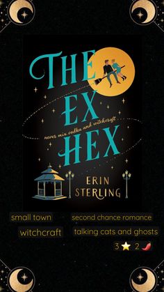 the ex hex by errin sterung is shown in this graphic style