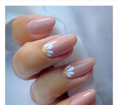 Boho Nails, Daisy Nails, Minimal Nails, Neutral Nails, Fire Nails, Pretty Acrylic Nails