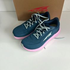 Brand New Color: Navy/Pink Pink Low-top Running Shoes With Ortholite Insole, Pink Sporty Running Shoes With Ortholite Insole, Sporty Pink Running Shoes With Ortholite Insole, Pink Sneakers With Ortholite Insole And Round Toe, Pink Low-top Sneakers With Ortholite Insole, Pink Ortholite Insole Round Toe Sneakers, Casual Pink Running Shoes With Ortholite Insole, Pink Lace-up Running Shoes With Ortholite Insole, Pink Running Shoes With Ortholite Insole And Round Toe