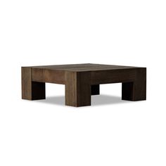 Abaso Small Square Coffee Table Ebony Rustic Wormwood Oak Angled View 239394-002 Small Square Coffee Table, Table Square, Dovetail Joinery, Square Coffee Table, Oak Coffee Table, Coffee Tables For Sale, Small Coffee Table, Dining Benches, Modern Home Office