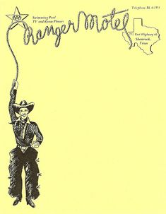 a drawing of a man with a cowboy hat and lasso on his shoulder holding a string