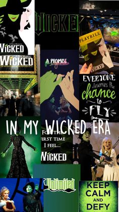 collage of posters with words and images about the characters in hockied movies