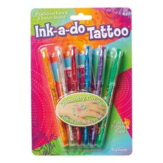 the ink - a - do tattoo markers are set in a package