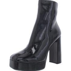 Nwt Steve Madden Black Patent Leather Platform Ankle Boots Mid Calf Bootie Square Toe Style Luisina New With Tags / New In Box / Retails For $180 Features: Black Patent Leather Exterior Chunky Block Heel Platform Boot Construction Mid Calf Ankle Height Square Toe Zipper Closure Padded Insoles Women's Size: 9 Measurements: Heel Height (Inches): 5 Shaft Height (Inches): 6 Black Patent Boots, Black Shoes Sneakers, Camo Shoes, Heeled Chelsea Boots, Steve Madden Sneakers, Patent Boots, Platform Block Heels, Chunky Block Heels, Platform Ankle Boots