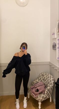 All Black Outfit Aesthetic, Nike Dunk Outfit, Black Outfit Aesthetic, Leggins Outfit, Dunk Outfit, Outfits Leggins, Adrette Outfits, Look Legging, Cute Outfits With Leggings