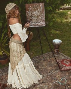 Stile Boho Chic, Cream Fresh, Fair Outfits, Fest Outfits, Estilo Hippy, Mode Hippie, Estilo Hippie, Hippie Style Clothing