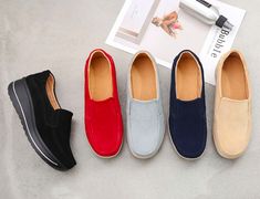 Alzate Platform– Ultra Seller Shoes Comfortable Suede Slip-ons With Round Toe, Flats Online, Lace Up Flats, Pointed Toe Flats, Women's Flats, Pig Skin, Vans Classic Slip On Sneaker, Womens Flats, Comfortable Shoes