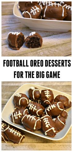 football oreo desserts for the big game