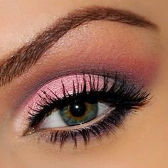 pink & blue navy ;) Smokey Eye Steps, Eye Monster, Maya Mia, Full Makeup, White Eyeliner, The Beauty Of A Woman, Green Eye