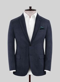 Seal up the ultimate pleasure with our Caccioppoli Calic Glen Blue Wool Suit that owns the traditionally modern stance. Cut from pure wool fabric radiates naturally breathable warmth by keeping the glamorous energy alive. Also, it gives off a smooth, evenly plush vibe with a checks pattern over a blue finish. Don, our highly versatile statement piece paired with excellent tailoring that bestows a stylish fit, provides insulating warmth and a personal flair to deal with the winter season. 
 
 
 L Grey Tweed Suit, Herringbone Tweed Jacket, White Linen Suit, Green Velvet Jacket, Peaky Blinders Suit, Checks Pattern, Royal Blue Suit, Blue Chinos, Beautiful Suit