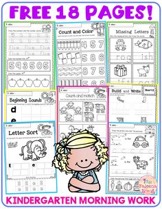 the free printable worksheet for children to practice their handwriting and writing skills